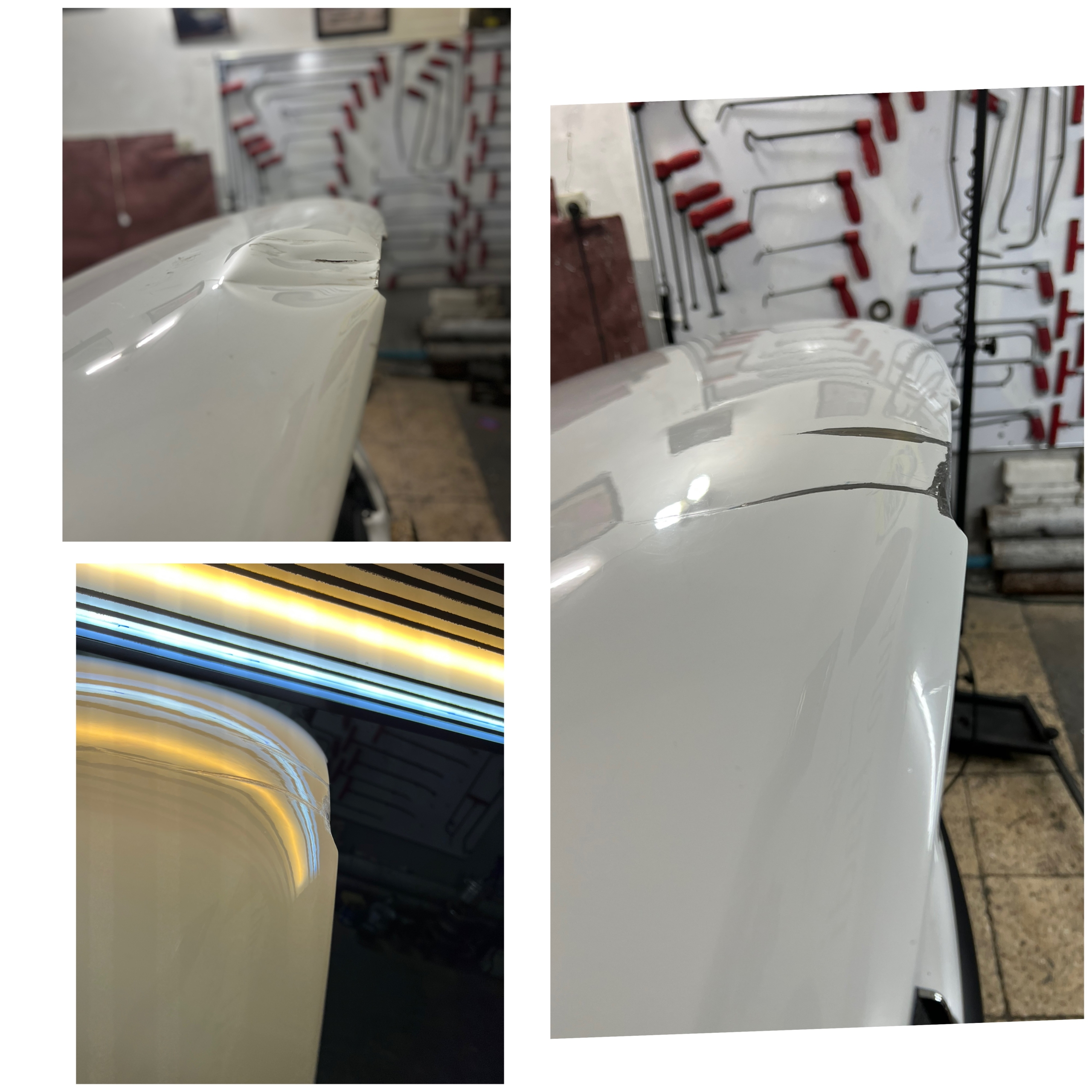 صافکاری تخصصی درب موتور ۲۰۶